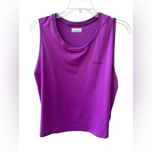 Columbia Wild Springs Tank Top Women’s 2XL Razzle Purple Omni Freeze Zero New